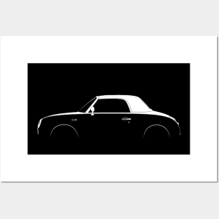 Nissan Figaro Silhouette Posters and Art